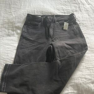 Gap Slim High Rise Stretch Black Jeans